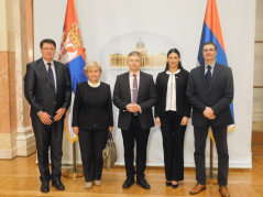 11 December 2017 The Head and members of the PFG with Finland and the Finnish Ambassador to Serbia